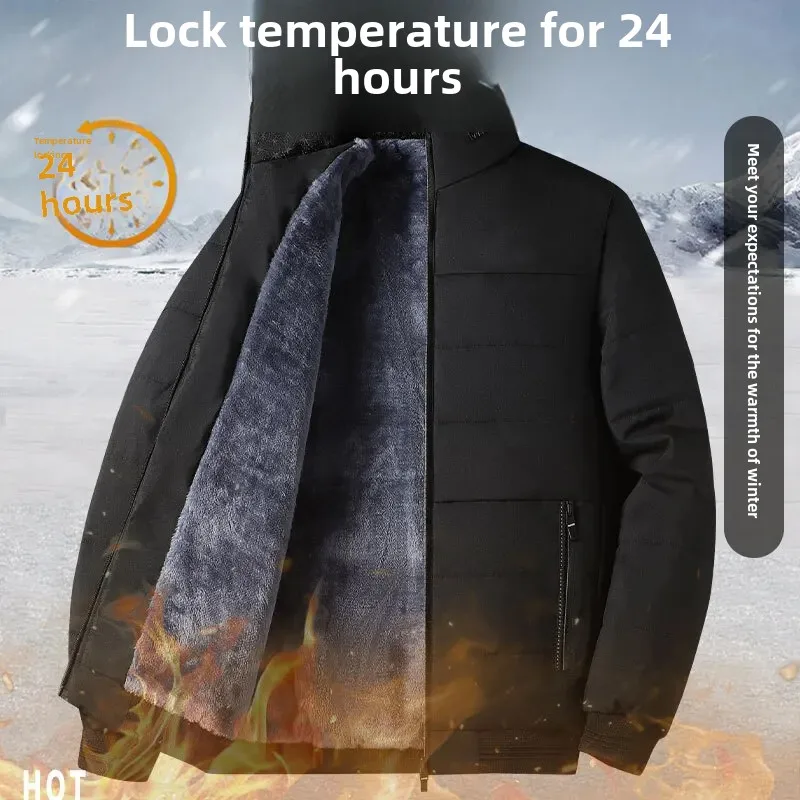 Новое поступление осенне-зимнее теплое хлопковое пальто с воротником-стойкой