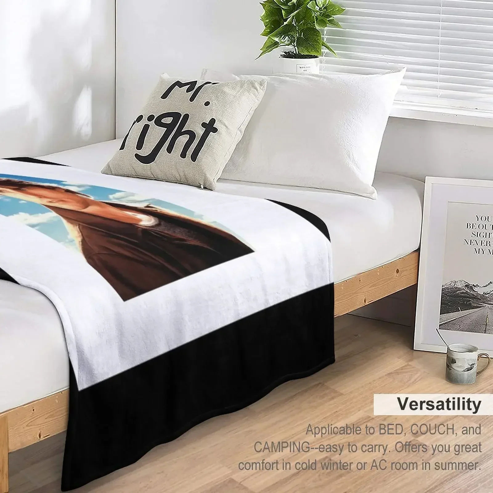 Одеяло с плакатом Ванильное небо персонализированный подарок декоративные