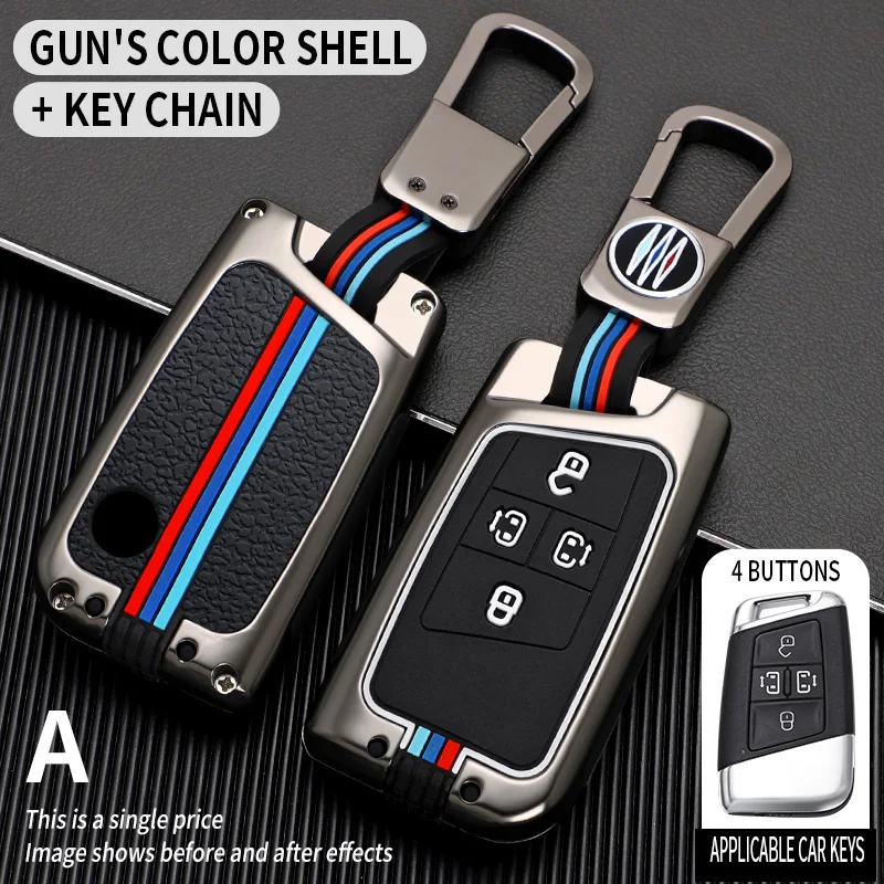 

3/4 Button Car Key Case Cover for Skoda Octavia A7 Fob Remote Key Case Protector Holder Shell Fashion Keychain Auto Accessories
