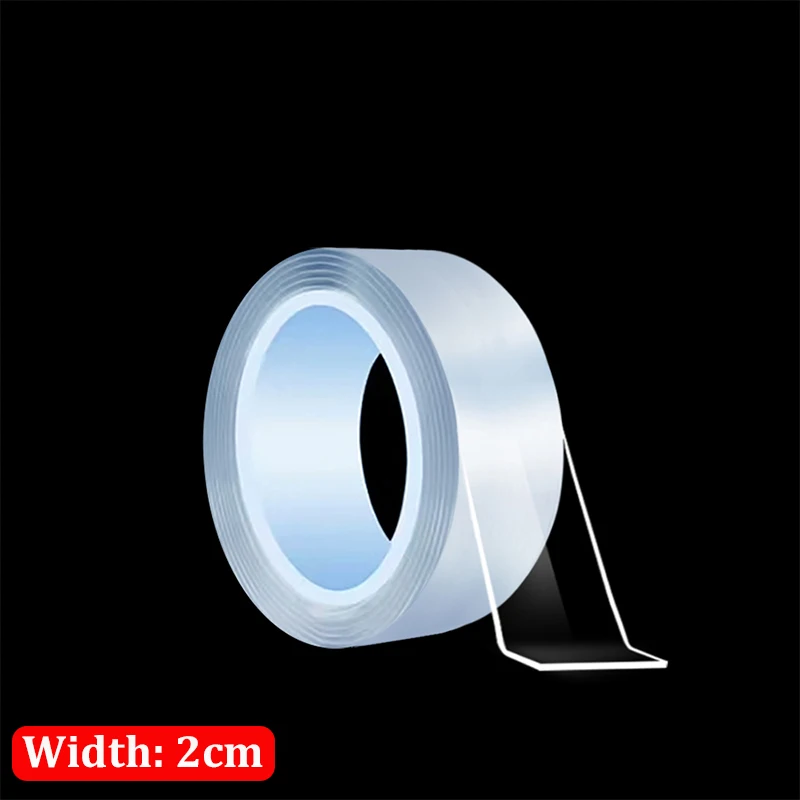 

Нано-двусторонняя Лента 1-5 М. Сверхпрочные Прозрачные Клейкие Ленты. Прочная Многофункциональная Многоразовая Водонепроницае...