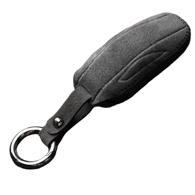 

Выполненная на заказ Алькантара для Tesla Model3, модель S X, механический ключ для карты памяти, защитный брелок для автомобильного пульта дистанционного управления