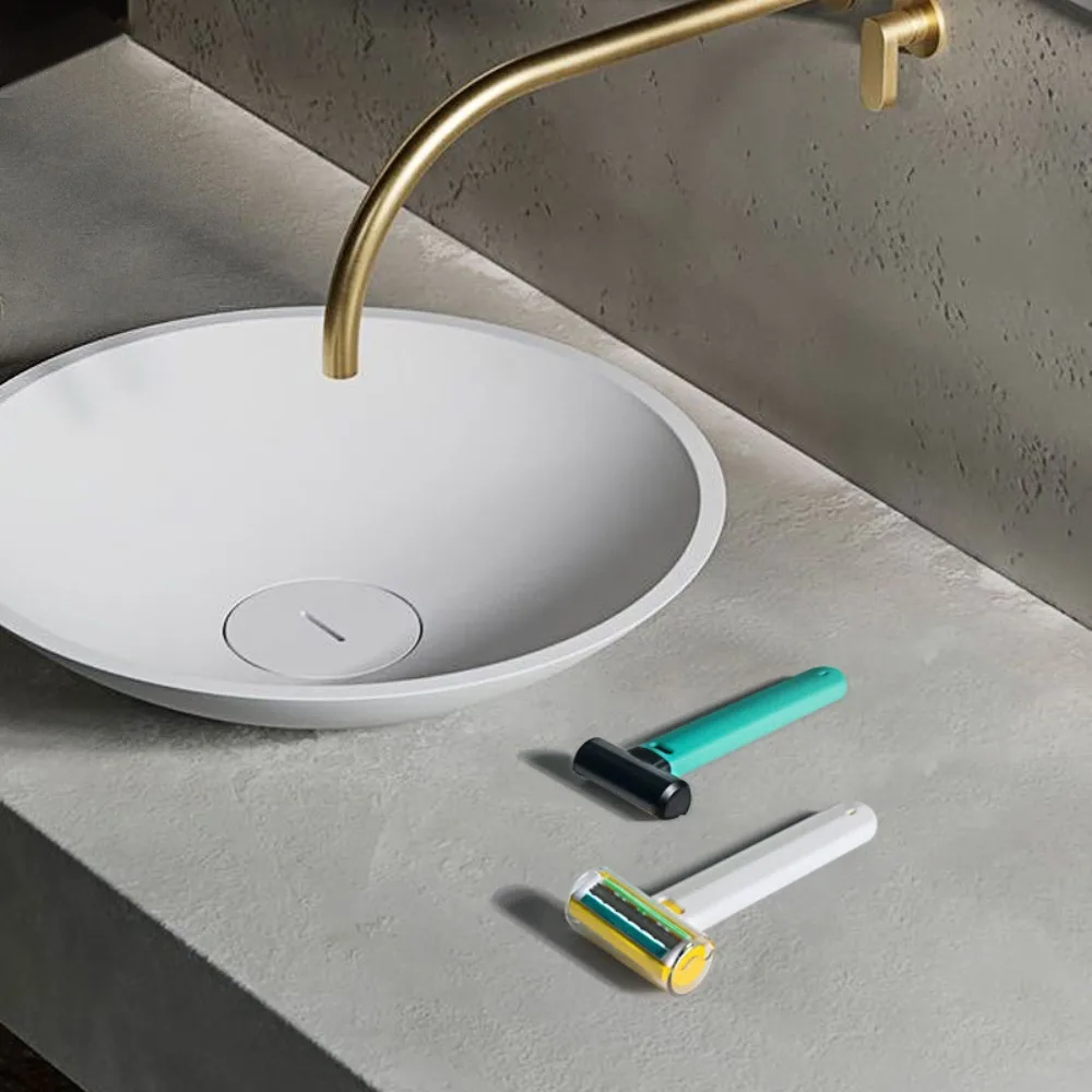 Портативная Т-образная безопасная бритва для бритья 3-слойная подмышек