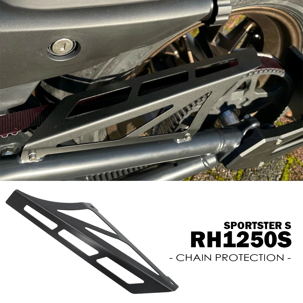 

for Sportster S Accessories RH1250S RH 1250S 2021 Motorcycle Chain Protector Plate Guard Guide Pulley Stabilizer
