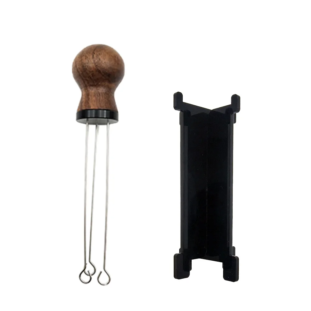 

Вспомогательное оборудование, эргономичный деревянный ручной дистрибьютор, мешалка для кофе, бариста, простой в использовании Профессиона...