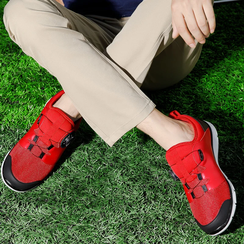 Golf Shoes Men Waterproof Sports Shoes Breathable Slip Resistant Sneakers for Male Outdoor Golf Shoes