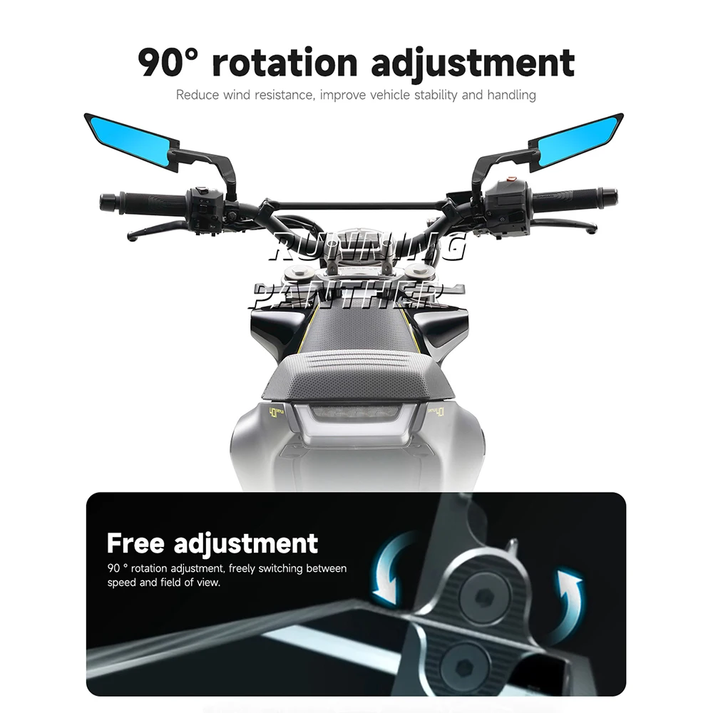 Зеркала заднего вида для мотоцикла Svartpilen 401 Vitpilen 2021-2022 комплект стеклянных задних