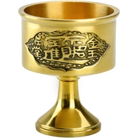 buddha worship water cup household worship pure copper tribute cup water filter jug guan gong god of wealth guanyin