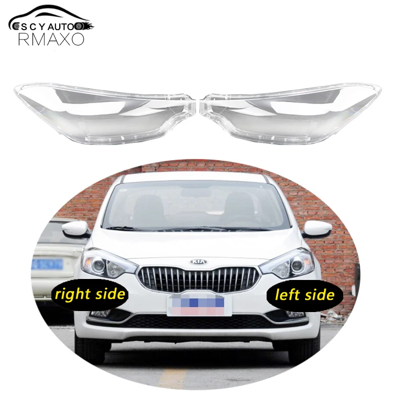 

Use For Kia K3 Forte 2013-2015 Transparent Headlamp Cover Lamp Shade Front Headlight Shell Lampshade Lens shell