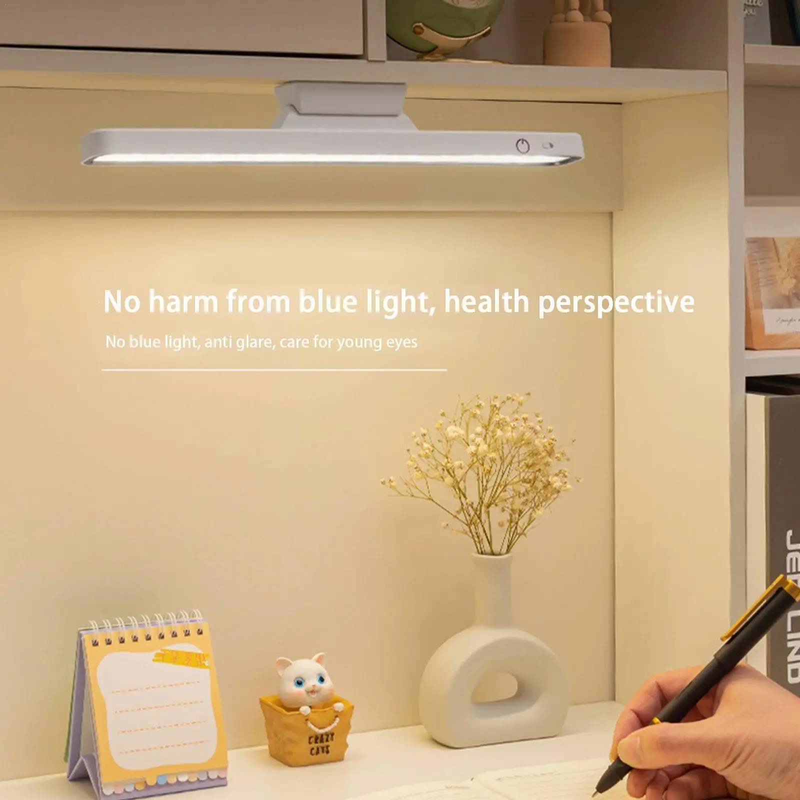 

2Style Desk Lamp LED USB Rechargeable Light Stepless Table Bedroom Magnetic Hanging Table Lamp Lamps Night Reading Dimming G8V8