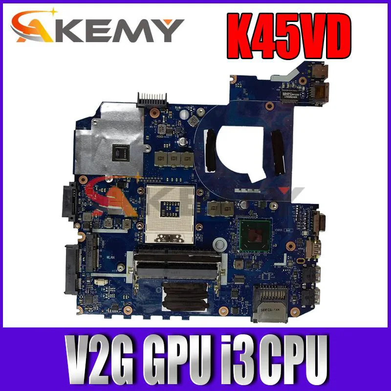 

LA-8221P материнская плата V2G GPU на плате i3 CPU для ASUS K45VJ K45VD A45V A85V K45V K45VM Материнская плата ноутбука