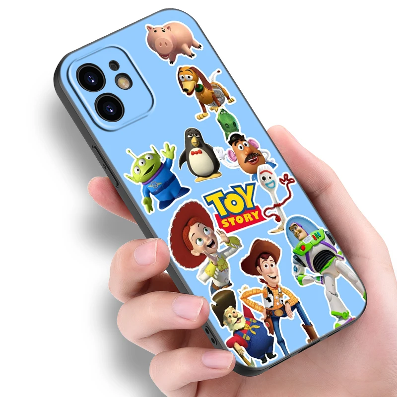 Черный чехол для телефона Disney Pixar Huawei Pura70 Pro Plus P60 P50 P40 P30 P20 P10 Lite PSmart Z 2021 мультяшный