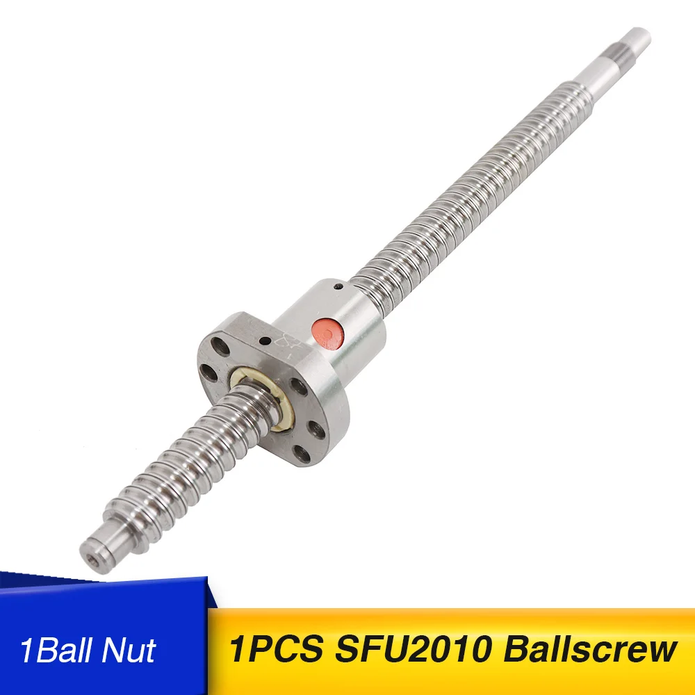 

20MM Ball screw SFU2010 End Machined for BK15 BF15 500mm 600mm 700mm 800mm 1000mm + RM2010 Ball Nut nema23 motor screw for cnc