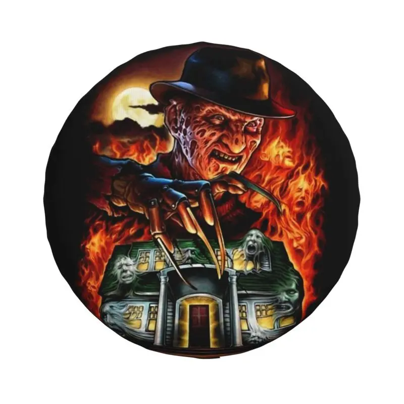 Пользовательский чехол для запасного колеса из фильма ужасов на Хэллоуин Prado Pajero