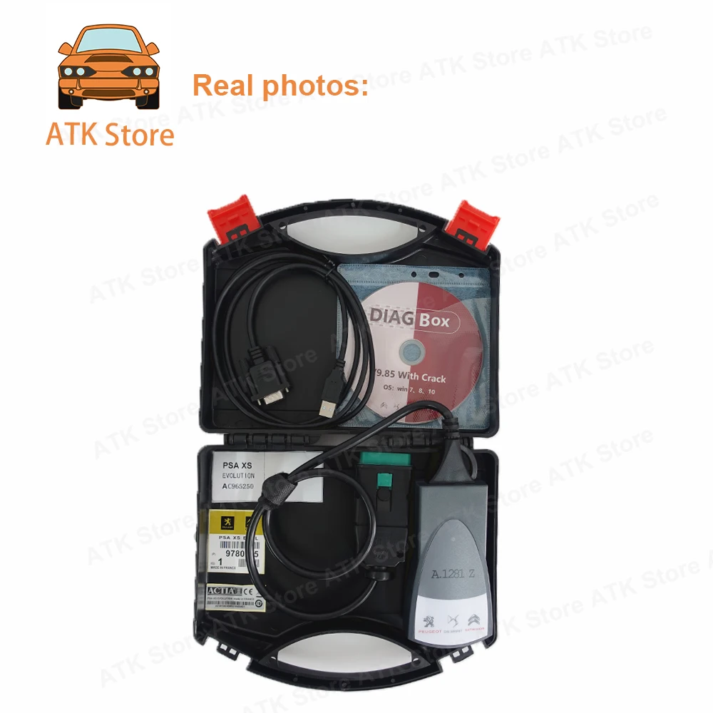 Полный чип Lexia 3 PP2000 Diagbox v9.85 Диагностический инструмент Le-xia для Peu-geot Citro-en Lexia3