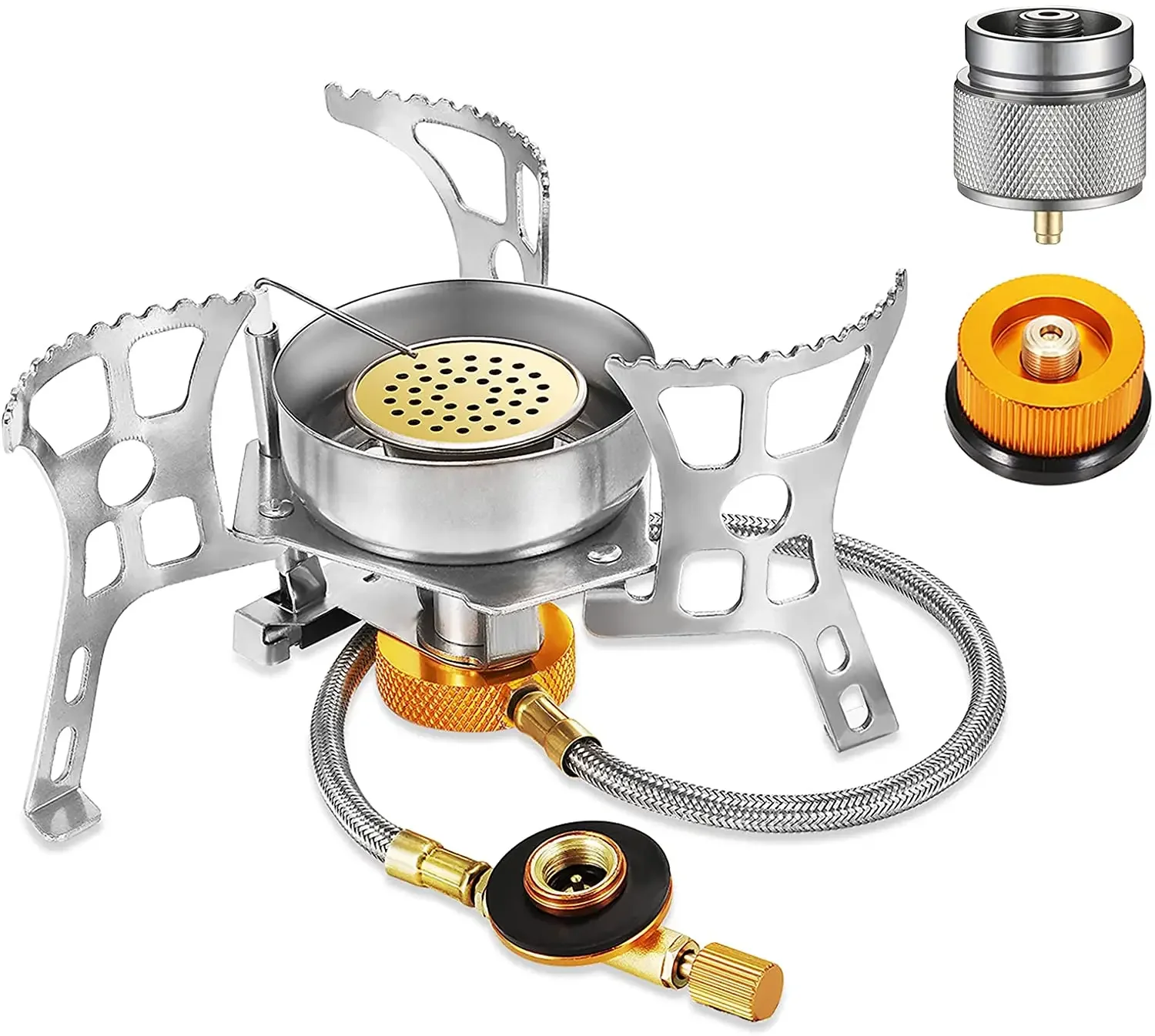 Газовая плита для кемпинга портативная туристическая с пьезозажиганием 3900 Вт