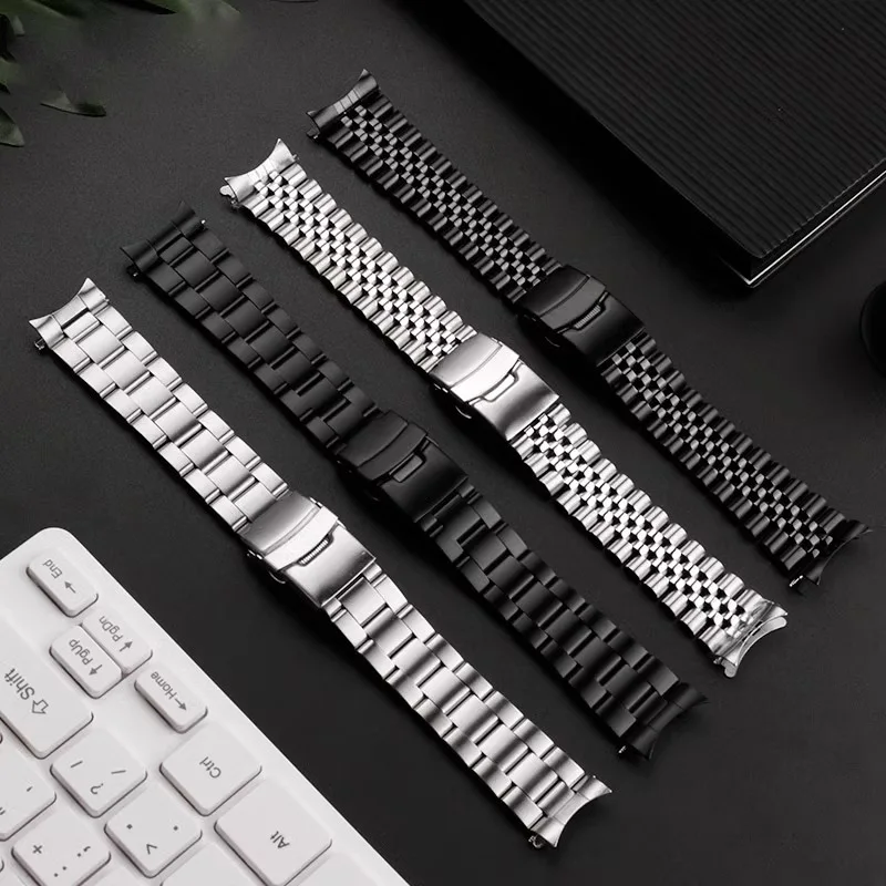 Ремешок для часов Seiko No. 5 изогнутый ремешок из нержавеющей стали SRPD63K1 SNKN67J skx007 009