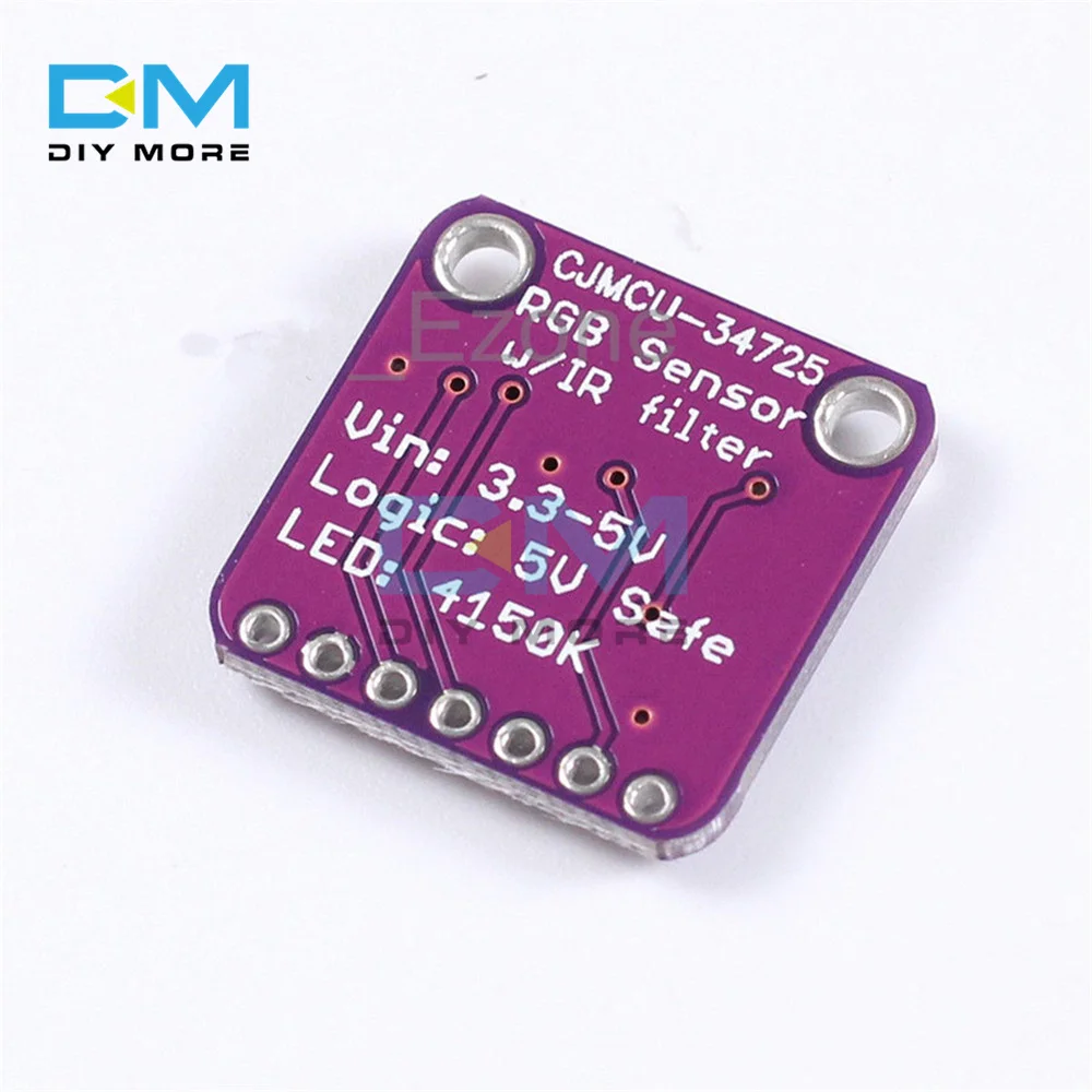 TCS34725 RGB цветной датчик с ИК-фильтром и белсветодиодный светодиодным модулем для