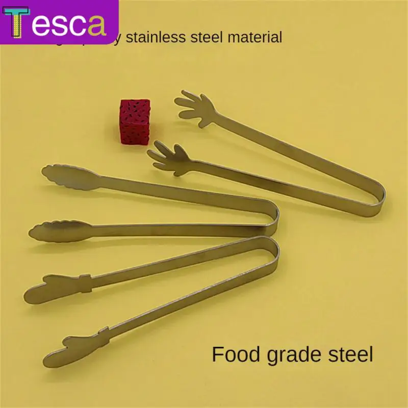 

Fashion Snack Clip 12.5 × 2.5cm Ice Clip Free-hands Snack Chopsticks Tea Set Clip Kitchen Accessories Not Dirty Hand Clip Snacks