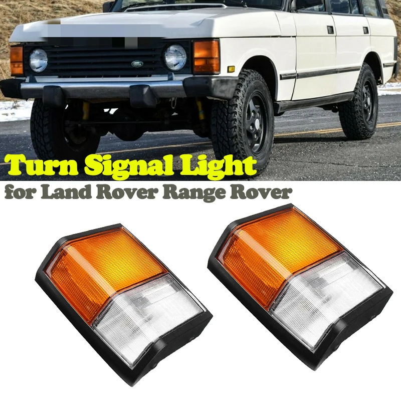 

Left/Right Car Front Side Corner Light Turn Signal Indicator Light Lamp Square Plug For Land Rover For Range Rover 1971-1986