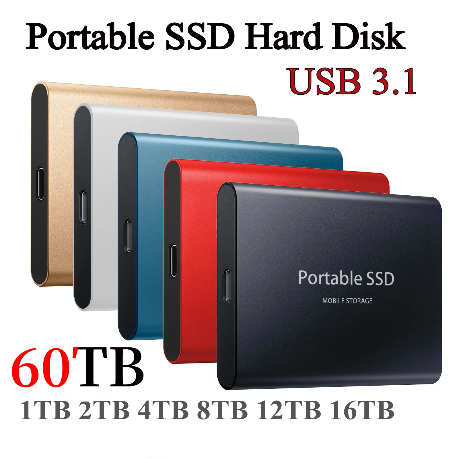 

Внешний жесткий диск SSD usb 3.1 2 ТБ/64 tbвнешние твердотельные диски диск для ноутбука жесткий диск SSD Внешний жесткий диск hdd usb