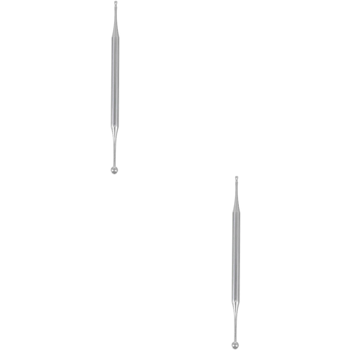

2 pcs Rustproof Ear Massager Ear Pen Ear Acupuncture Point Pen (Silver)