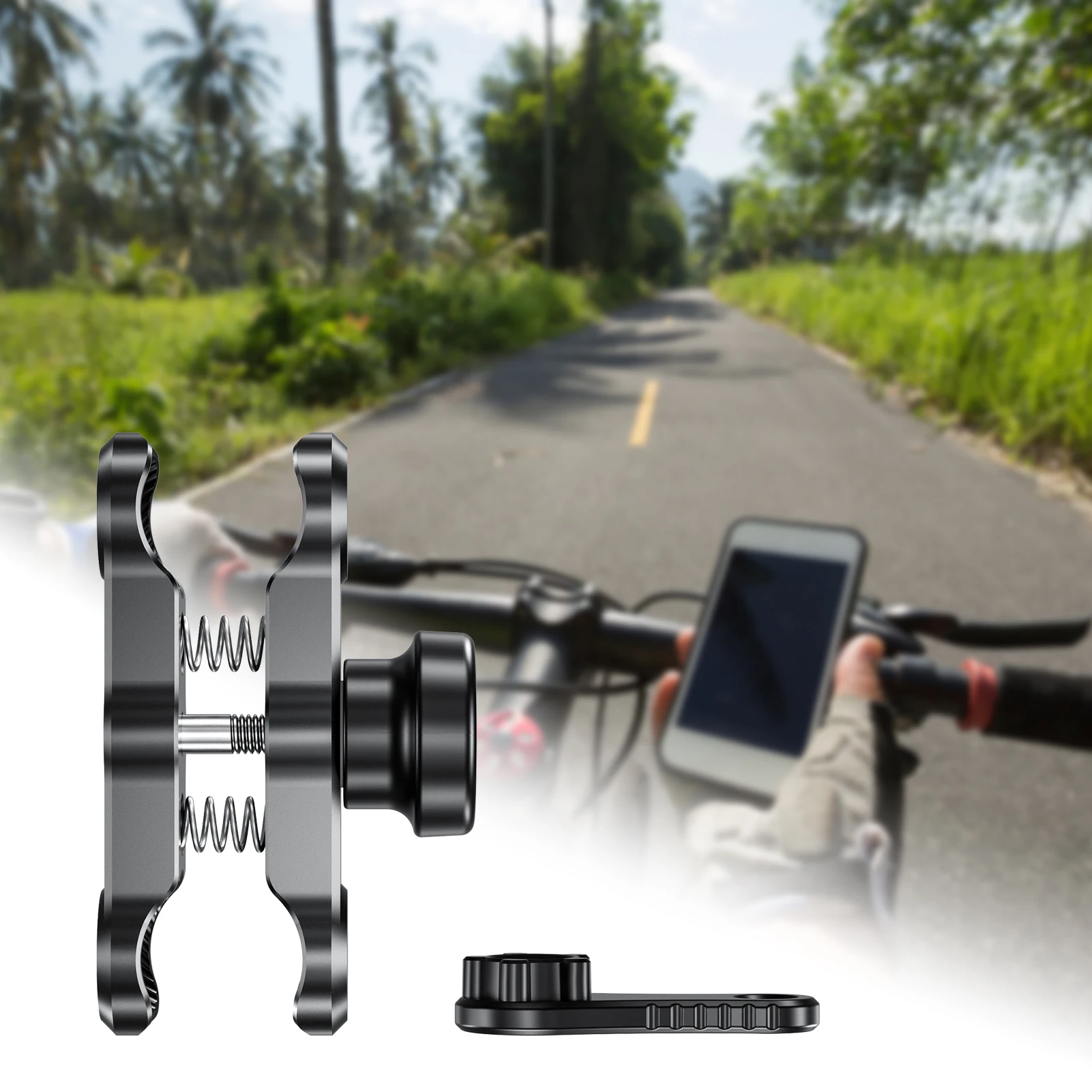 

Double Socket Arm 1 Ball Joint Bar Clamp Arm360-degree Rotatable Aluminium Ball Base Mount Motorcycle Camera Extension Arm