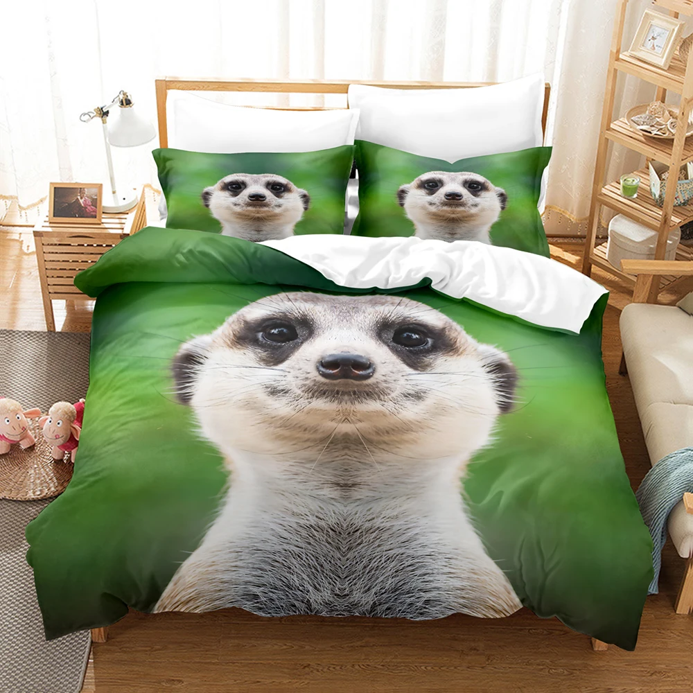

Cute Sloth Duvet Cover Set Cartoon Animal Bedding Set For Girl Boy Bedroom Decor Microfiber Twin Full Queen King Comforter Cover