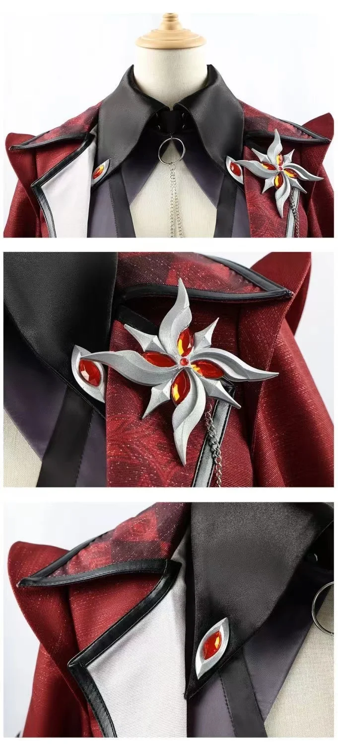 Genshin ударный костюм служанки Красной ночи для концерта Arecino Косплей сексуальный