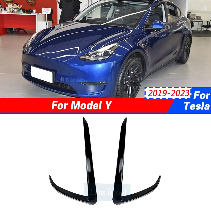 Отделка передней противотуманной фары для модели Tesla Y 2019-2023 накладка на бампер