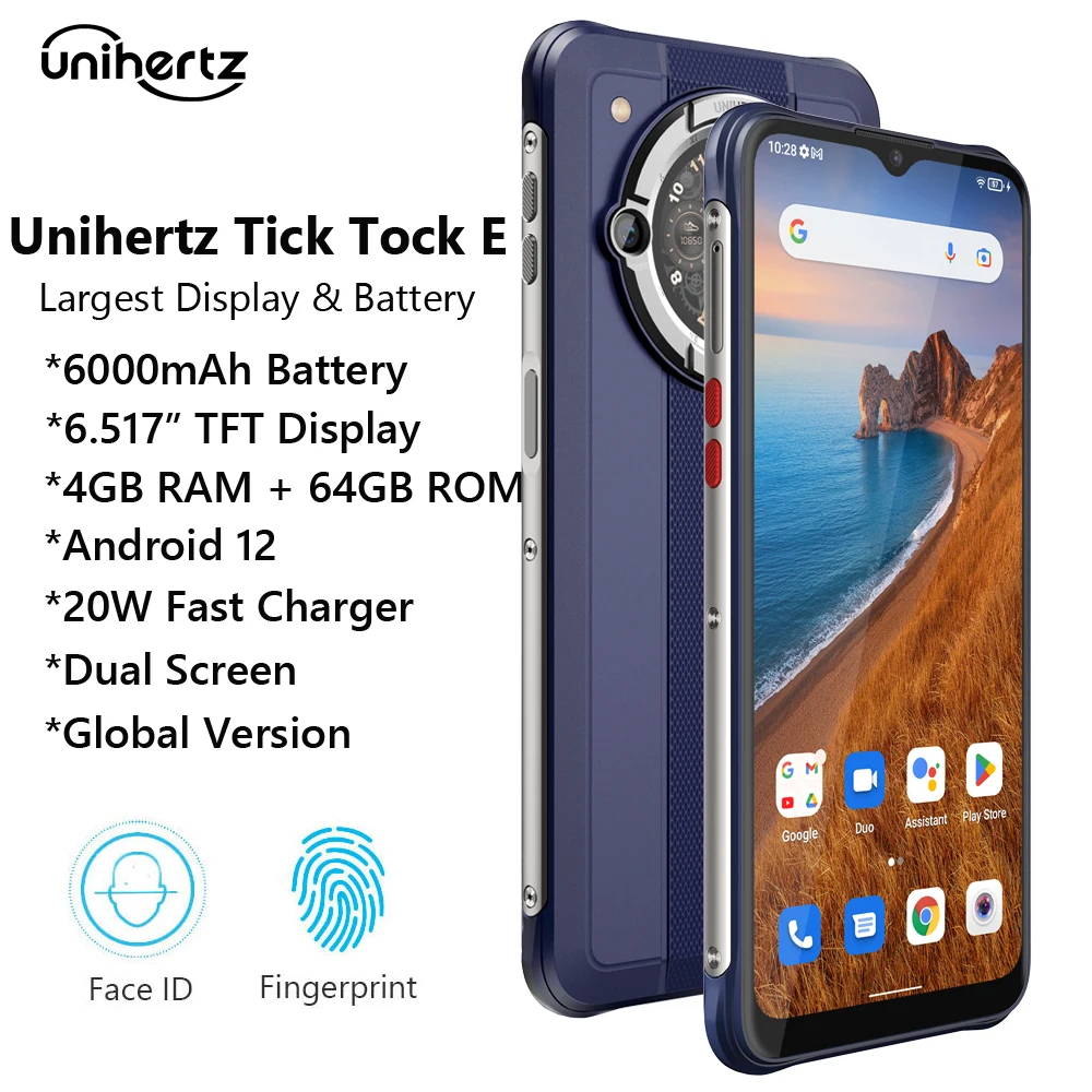 Unihertz 4GB 64GB 6000mAh Smartphone 6.5