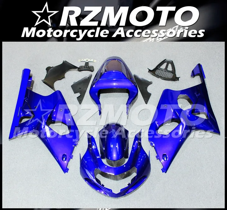 

4Gifts New ABS Motorcycle Fairings Kit Fit for Suzuki GSX-R 600 750 K1 2001 2002 2003 01 02 03 Bodywork Set Blue