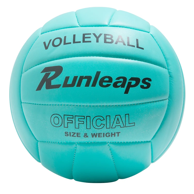 

Soft Volleyball Ball Official Size 5 Indoor Training Ball Blue PU Outdoor Sand Beach Games Men Students Youths Green Volleyballs