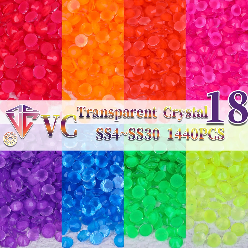 VC стекло прозрачный флуоресцентный кристалл неоновый без горячей ...