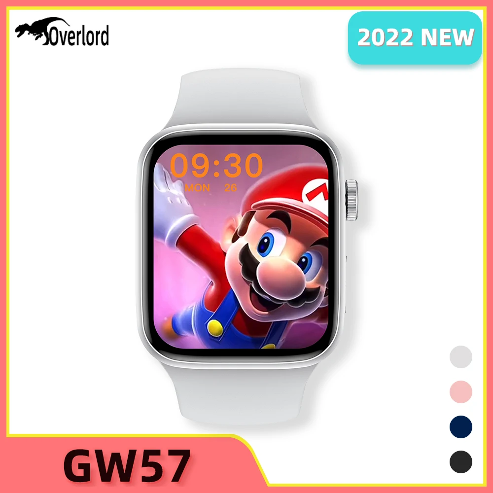 

Оригинальные женские Смарт-часы GW57 2022 с пульсометром и беспроводным зарядным устройством, будильник, Смарт-часы для телефона Xiaomi Samsung PK HW67 S7