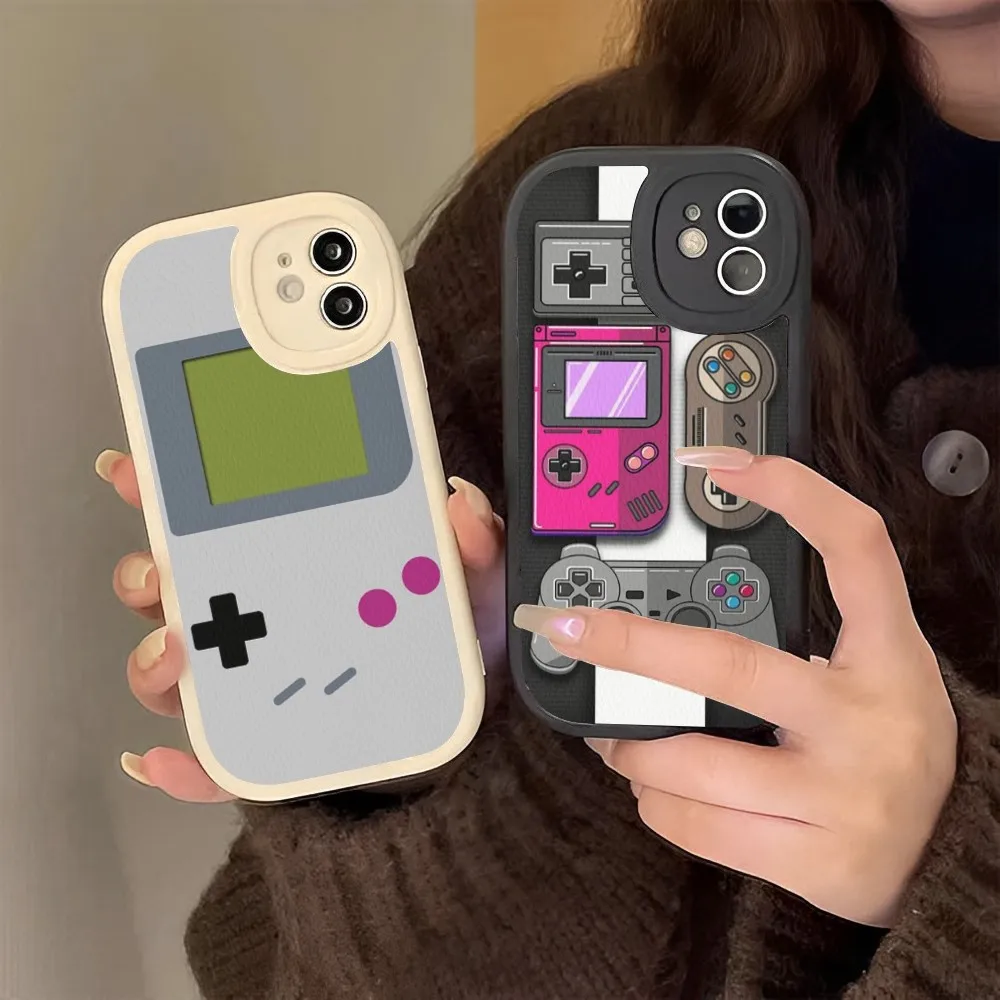 

Vintage Tape Camera Gameboy Phone Case Hard Leather For iPhone 14 13 12 Mini 11 14 Pro Max Xs X Xr 7 8 Plus Fundas