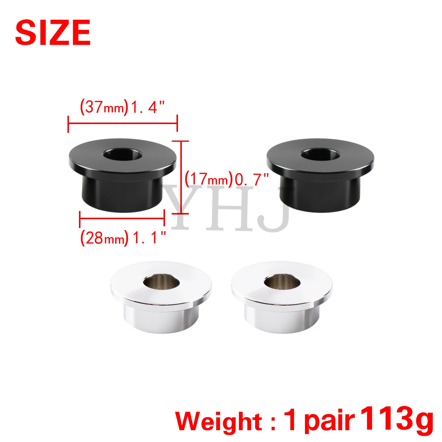 Комплект креплений втулок стояка руля для мотоцикла Harley Sportster Softail Dyna Wide Super Glide FX