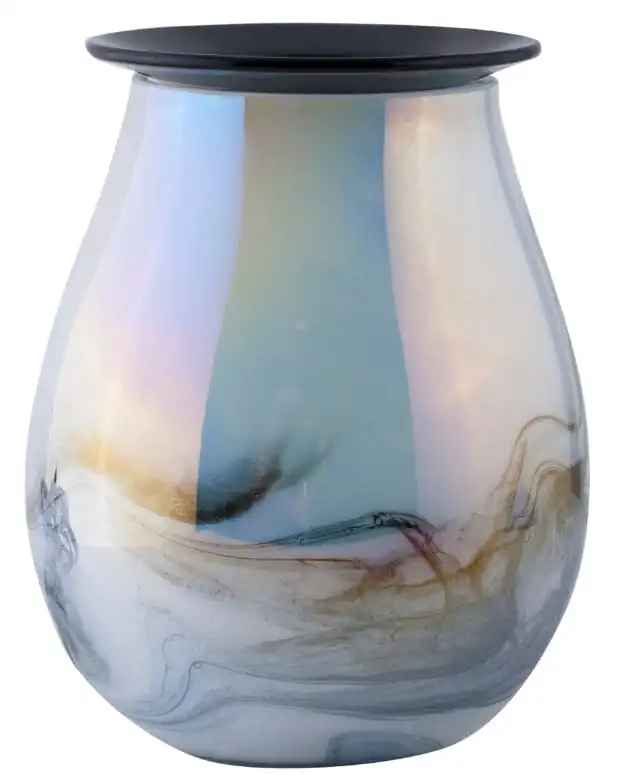 

Art Glass Full-Size Scented Wax Warmer, Storm