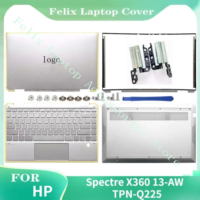 

Совершенно новая задняя крышка ноутбука HP Spectre X360 13-AW TPN-Q225, задняя крышка ЖК-дисплея/Передняя панель/Упор для рук, сенсорная панель/Нижняя деталь