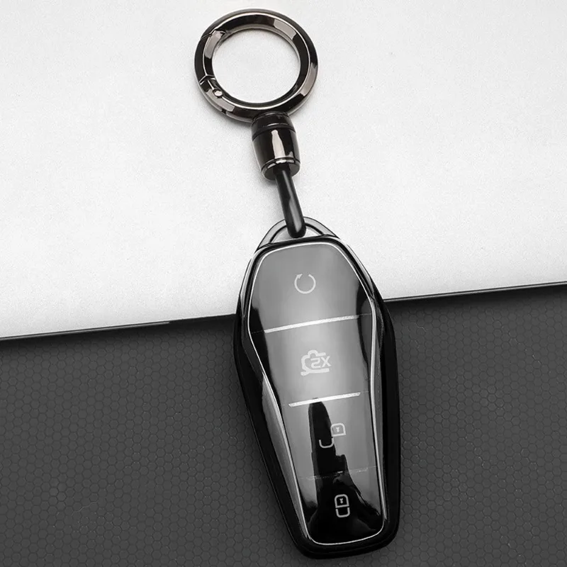 

Мягкий чехол из ТПУ для автомобильного смарт-ключа для BYD Song PRO Han EV Max Tang DM 2018 Qin PLUS, защитный чехол без ключа, автоаксессуары