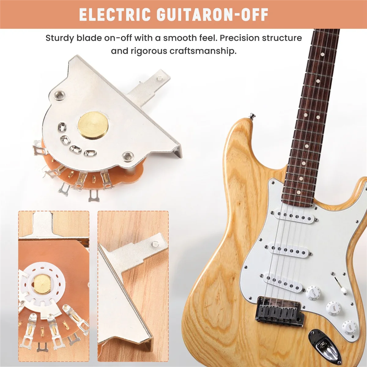 3-позиционные переключатели звукоснимателей с рычагом для замены переключателя