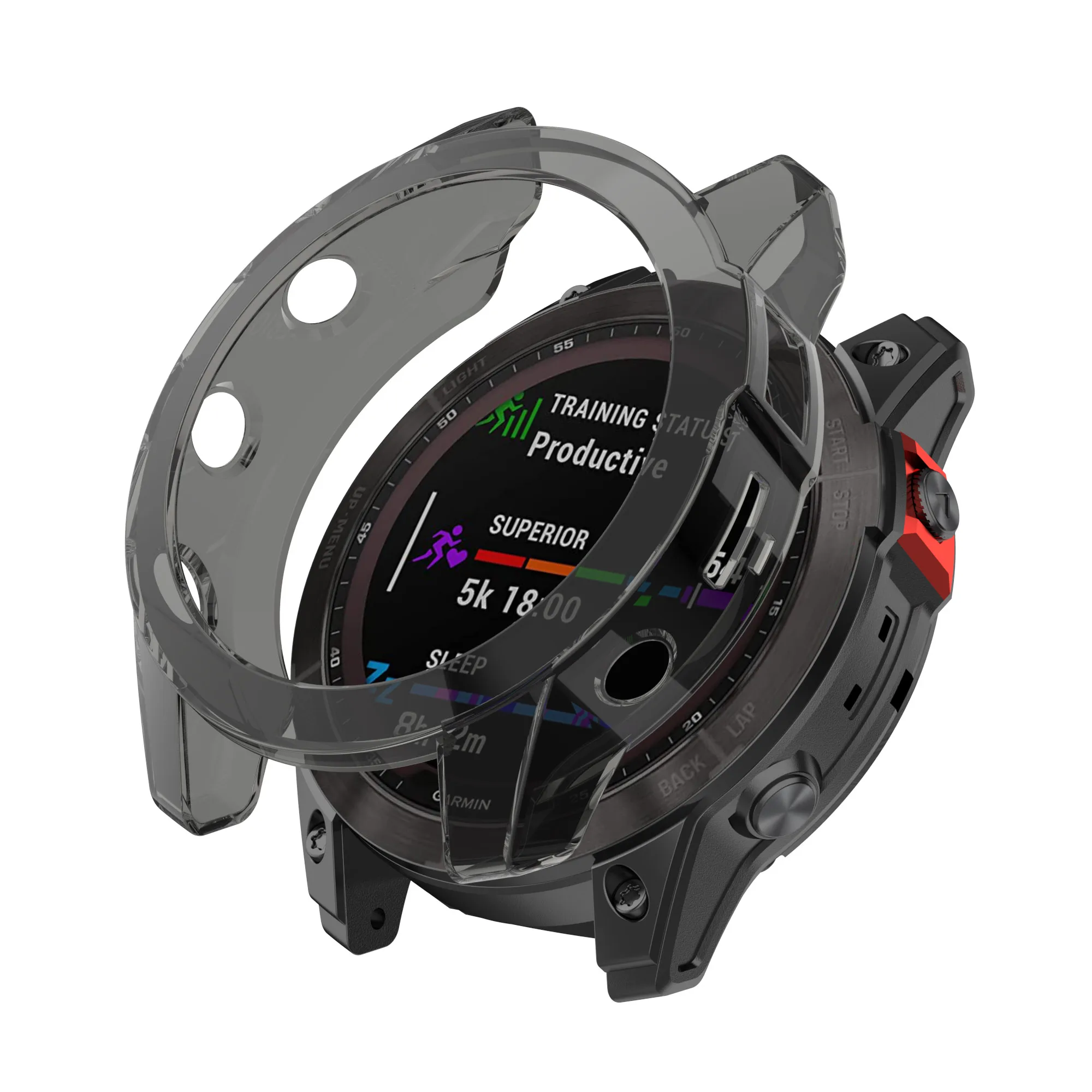 Фото Прозрачный чехол из материала TPU Защитный чехол для Garmin Epix Gen 2/Fenix 7X 51 мм 7 47 мм 7 S 42 мм Fenix7, силиконовый бампер, прозрачный чехол №2