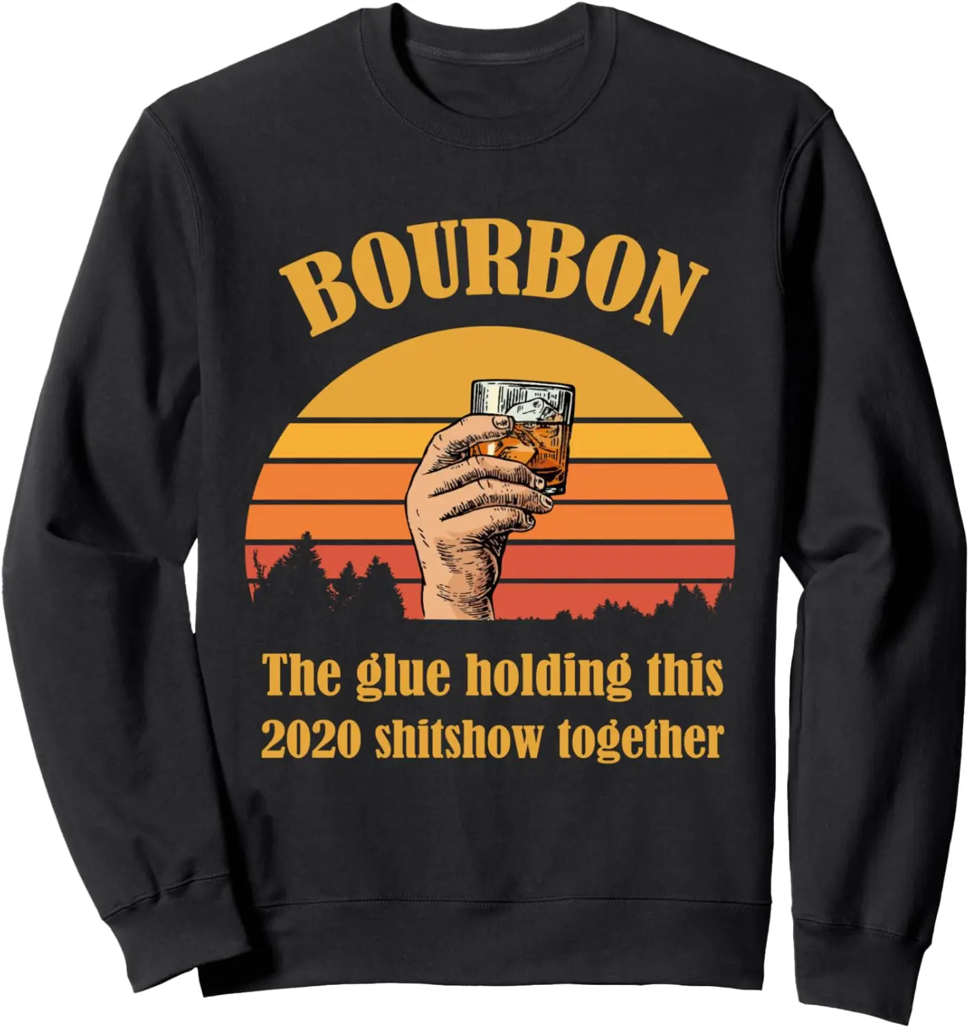 Bourbon The Glues Holding This рубашка Shitshow 2020