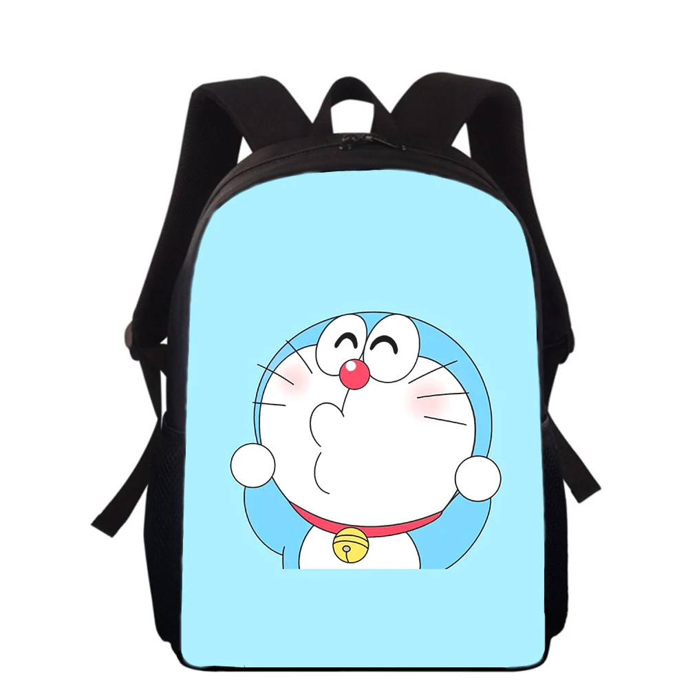Doraemon Manga Anime 15” 3D Print Kids Backpack Primary School Bags for Boys Girls Back Pack Students School Book Bags