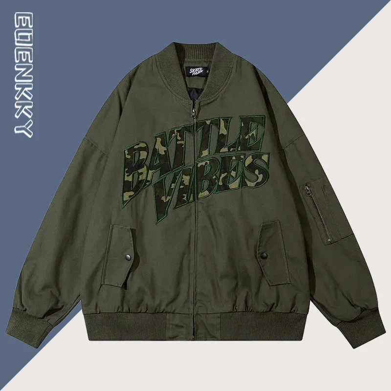 

Женские бейсбольные куртки, куртка-бомбер в стиле хип-хоп с надписью и вышивкой, мужская верхняя одежда 2023 в стиле Харадзюку, Y2k