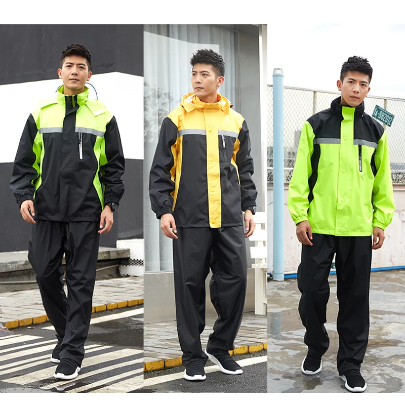 

Mens Raincoats Lightweight Waterproof Windproof Jackets Outdoor Hiking Climbing Jacket Coat With Hood Travel Fishing Rain Poncho