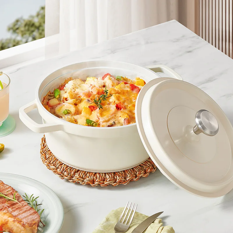 

Enamel Pot Pot Nonstick Capacity Household Pot Pot Stew Pot Soup Alloy Pot Selling Hot Insulated Casserole Ceramic Large