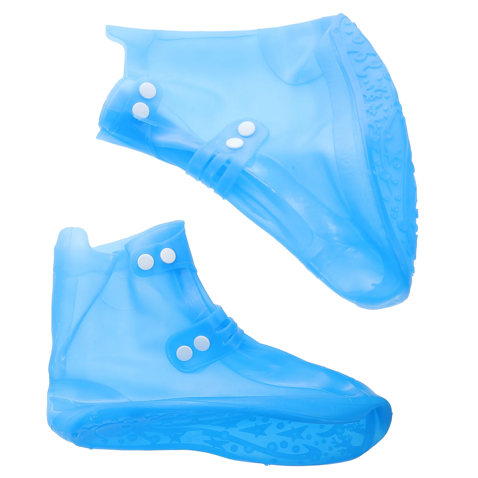 

1 Pair of Creative Wear Resistant Shoes Covers Shoes Protectors with Buttons