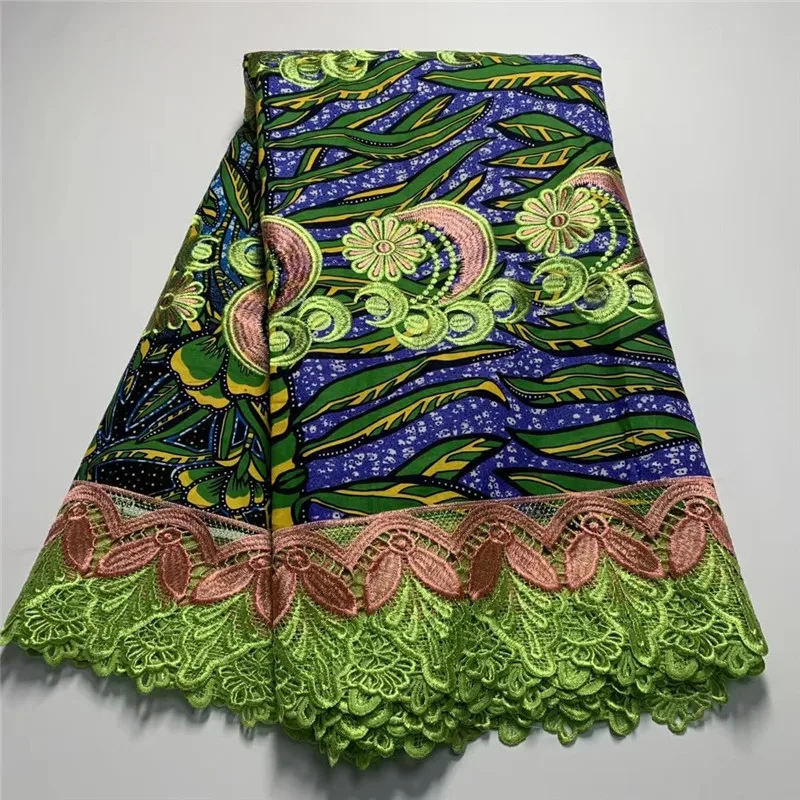 

Nigerian Wax Lace Fabric 2022 High Quality African Swiss Voile Lace Embroidery French Guipure Net Fabric For Sewing Clothes 1954