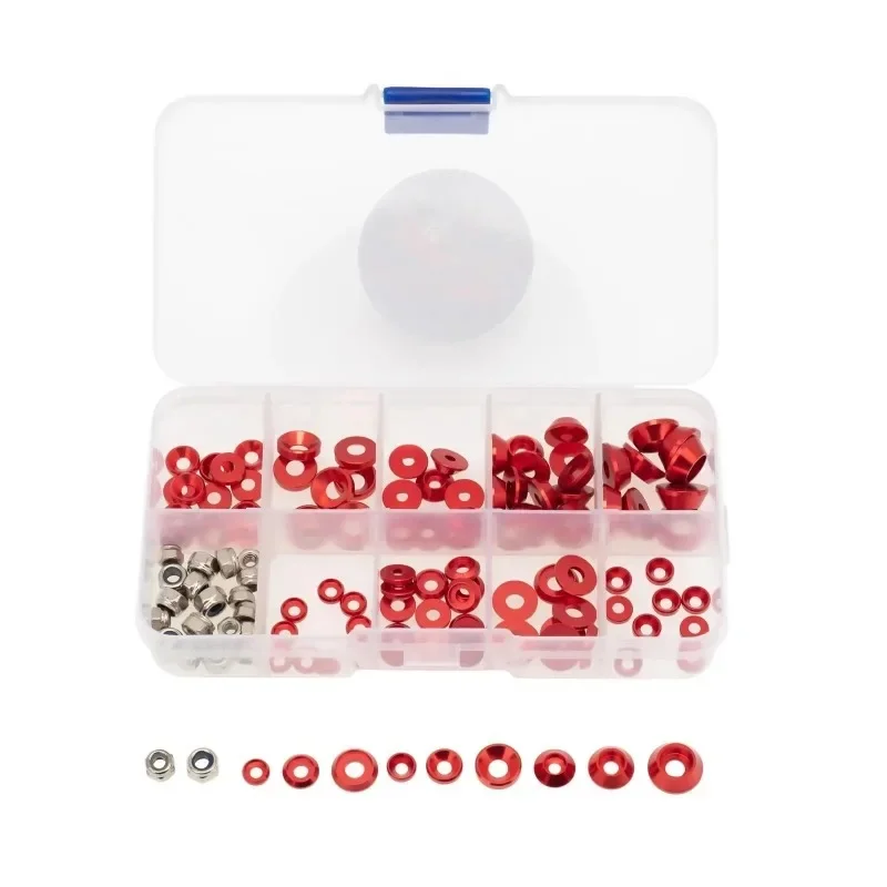 Шайба из алюминиевого сплава винт с потайной головкой M2 5 M3 M4 набор для украшения