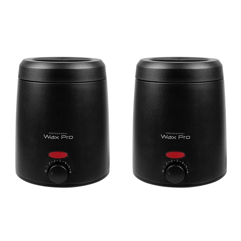 

2X Wax Machine Beauty Hair Removal Constant Temperature Hot Wax Pot Depilatory Quick Heater For Home EU Plug